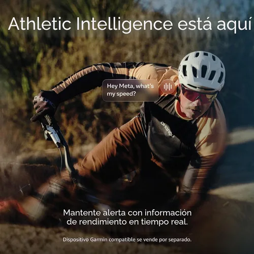 Vista 3 de Meta Oakley Vanguard Smart AI Gafas Blancas, Prizm Negro