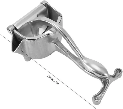 Vista 3 de Exprimidor manual Exprimidor manual portátil de aluminio Exprimidor de limón naranja Juicer Extractor de frutas y verduras