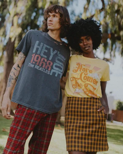 Vista 2 de Camiseta vintage Star Wars Heroes para mujer