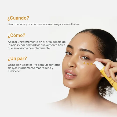 Vista 3 de medicube Eye Jelly Serum & Eye Cream Duo: suero de gel iluminador de ojos con ácido kójico y suero para ojos PDRN Piel iluminadora y de aspecto