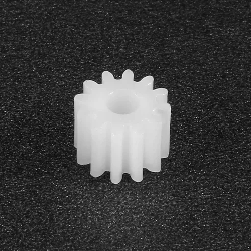 Vista 2 de uxcell 10 piezas de engranajes de plástico 12 dientes modelo 123A engranaje de reducción engranajes de gusano de plástico para RC coche robot motor