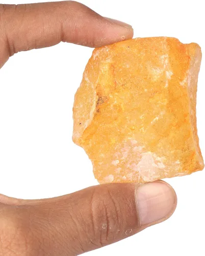 Vista 3 de GEMHUB Cristal curativo de zafiro amarillo áspero natural de 445.65 CT para múltiples usos, Gema, zafiro