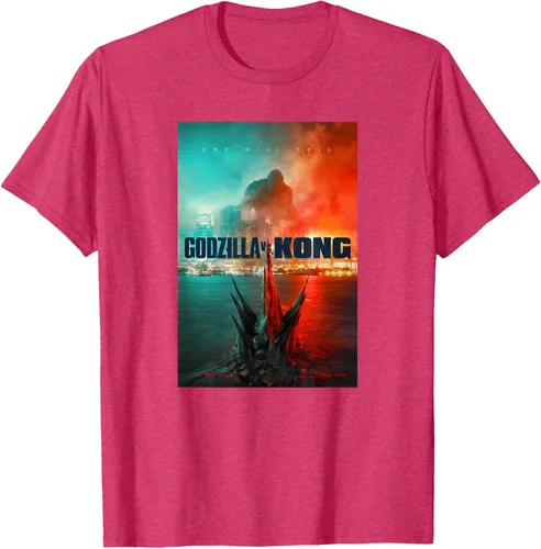Vista 19 de Godzilla vs Kong - Camiseta oficial con póster, Negro