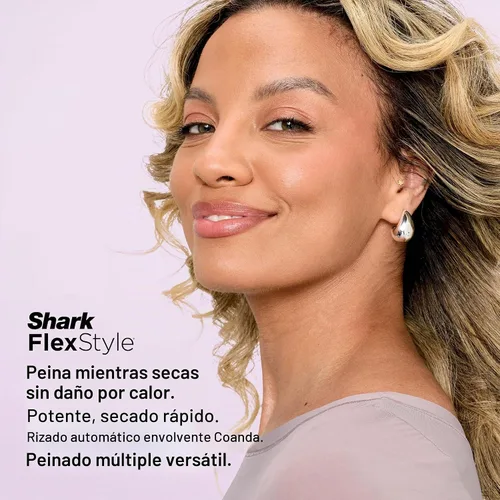 Vista 3 de Shark FlexStyle, Air Multi-Styler y sistema de secado, rizadores Coanda