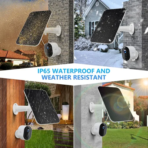 Vista 6 de Arlo - Cargador de panel solar compatible con cámara Arlo Pro 3/4/5S/Ultra/Ultra 2/Go 2, cargador de panel solar de 5 V 4 W con cable de 10 pies/3M