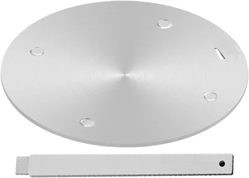 Vista 5 de Placa de conducción de calor para estufa de gas, difusor de calor de acero inoxidable, placa adaptadora de inducción de mango extraíble, utensilios