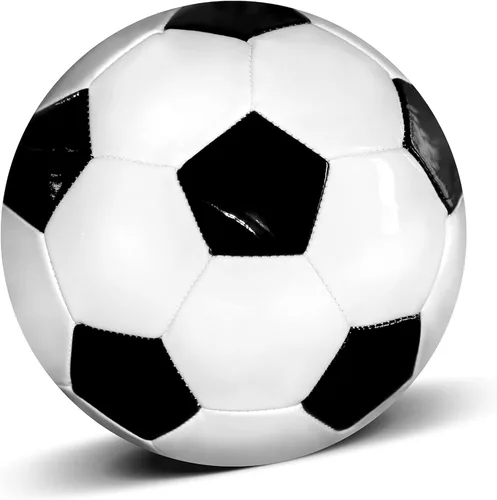 Vista 3 de Balón de fútbol tradicional tamaño 5, regalos para hija, hijo, nieto, regalos de fútbol inspiradores personalizados y atractivos