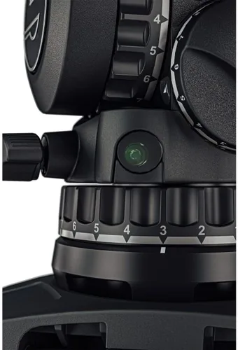 Vista 7 de Sachtler aktiv14T - Cabezal fluido de 3.937 in con trípode de fibra de carbono Flowtech 100 y esparcidor de tierra