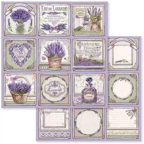 Vista 4 de STAMPERIA INTERNATIONAL, KFT PAPER PAD 8X8 10PK PROVENCE, 20.3 x 20.3 (8" x 8"), multicolor