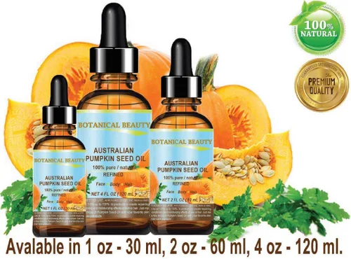 Vista 8 de Aceite de semilla de calabaza australiano 100% puro natural refinado aceite portador prensado en frío 1 fl oz.- 1.0 fl oz. para cara, piel, cabello