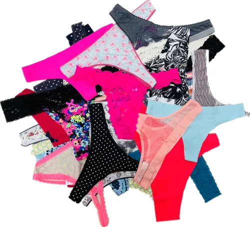 Vista 6 de Morvia Paquete de variedad de bragas para mujer, tanga, hipster, hilo dental, surtido ropa interior multicolor