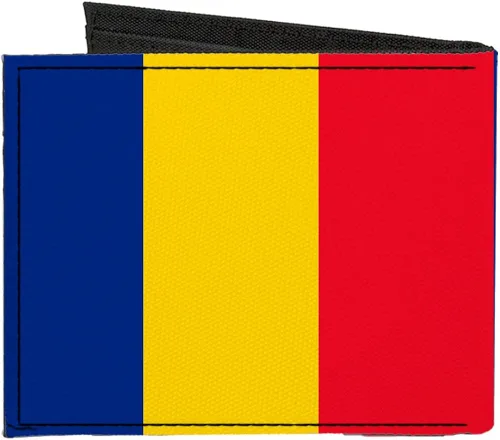 Vista 2 de Hebilla de lona con dos pliegues de la bandera de Rumania