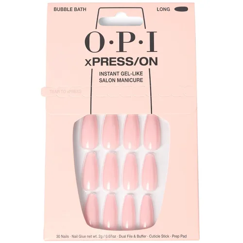 Vista 12 de OPI xPRESS/ON Press on Nails Short Round Classic, Long Almond & Coffin Shape Press-On Professional Nail Art Kit