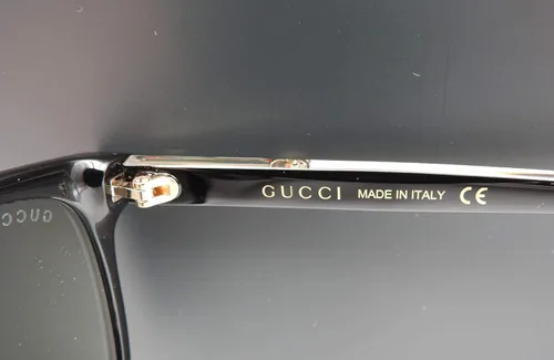 Vista 5 de Gucci GG 0376S 001 - Gafas de sol cuadradas de plástico negro lente gradiente gris