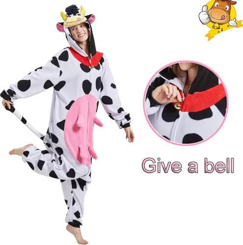 Vista 2 de Pijama unisex de una sola pieza para cosplay, disfraz de Halloween