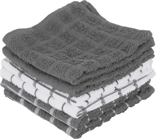 Vista 13 de Ritz Premium Toallas de Cocina de Felpa de Algodón 100% a Cuadros - Altamente Absorbentes, Súper Suaves, de Larga Duración, 25"x15", Paquete de 3