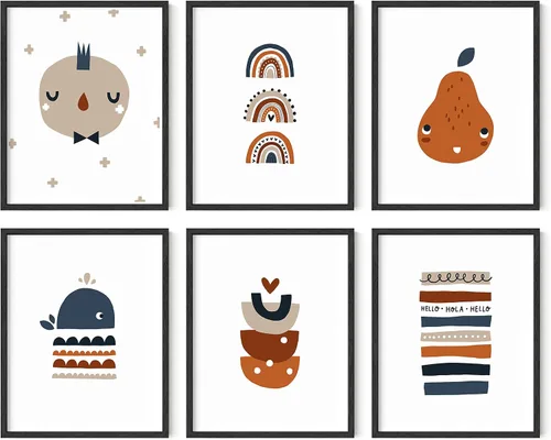 Vista 18 de HAUS AND HUES Citas inspiradoras para niños (marco beige, inspiradoras, 8 pulgadas de largo x 10 de ancho)