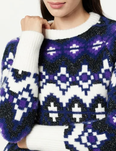 Vista 3 de The Drop Jersey Valeria Fairisle para mujer