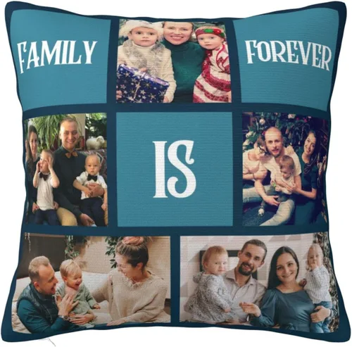 Vista 16 de Regalos para mamá - Funda de almohada personalizada con fotos, funda de almohada personalizada con foto para mamá, funda de almohada personalizada