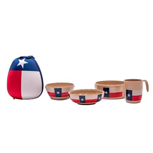 Vista 9 de Refresh-A-Baby Juego de alimentación ecológico de cáscara de arroz para niños, 4 piezas, incluye plato dividido, ventosa, cuchara, taza, sin BPA