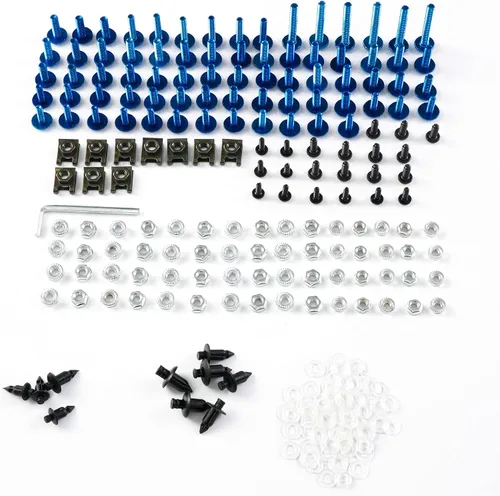 Vista 9 de Kit de pernos de carenado, tornillos, tuercas, arandelas, clips, kits de montaje de pernos de motocicleta aptos para Yamaha 2017 R6 R6 2017 2018