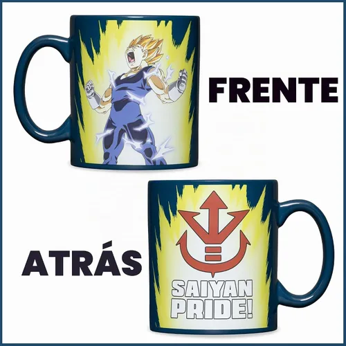 Vista 7 de Fundom Super Saiyan Vegeta Saiyan Pride - Taza de café de cerámica de 16 onzas