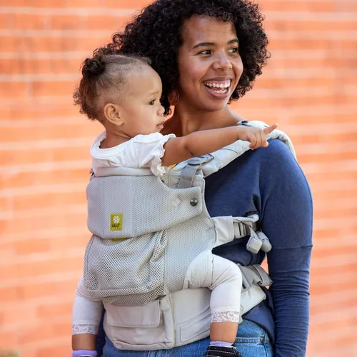 Vista 6 de LÍLLÉbaby Serenity Airflow Portabebé de seis posiciones ergonómico con bolsa convertible