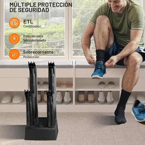 Vista 4 de Boot Dryers Shoe Dryer: Boot Warmer and Deodorizer with Fan, Boot Dryer for Work Boots with Timer, Shoe Dryers for Sneakers