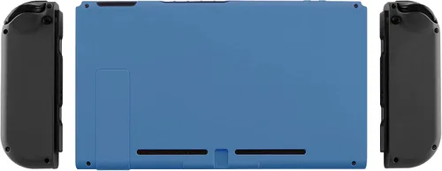 Vista 8 de eXtremeRate Soft Touch Grip Airforce Blue Consola Placa trasera Carcasa de repuesto para consola Nintendo Switch con soporte JoyCon Shell
