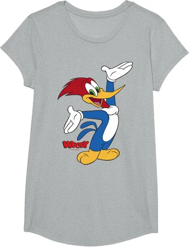 Vista 55 de Woody Woodpecker Camiseta con logotipo de cuerpo completo Negro