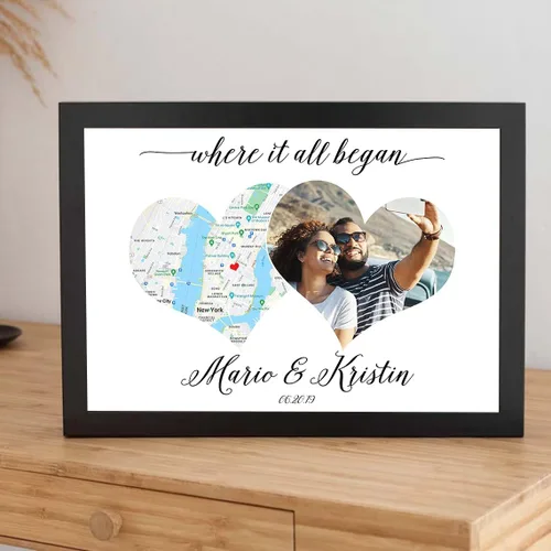 Vista 17 de VIRAGIL Mapa personalizado de dónde nos encontramos, Donde comenzó todo, Regalos de impresión de mapa de compromiso, Mapa de ciudad personalizado
