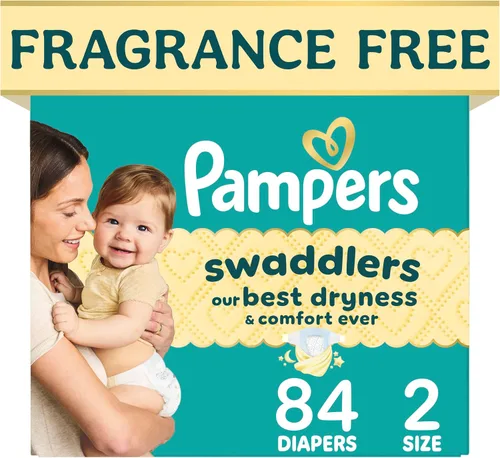 Vista 25 de Pañales talla 1, 32 unidades – Pañales desechables Pampers Swaddlers