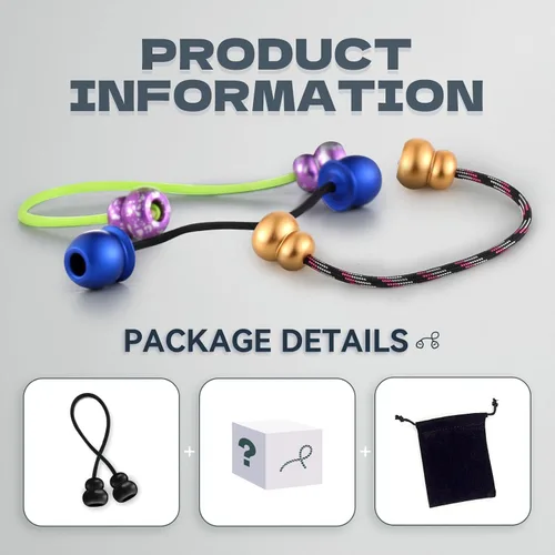Vista 3 de Cuentas Fidget - Cuentas Fidget Antiestrés Spin & Bump - Hechas de aleación de aluminio - para hombres, mujeres y jóvenes jugadores hábiles crea un