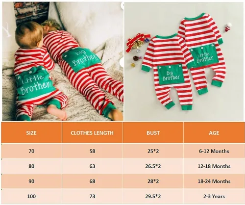 Vista 7 de My First Christmas - Mameluco de manga larga con botones y estampado de letras para bebé y niño