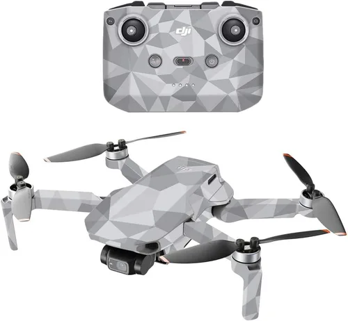 Vista 8 de MightySkins - Compatible con DJI Mini 2 Dron portátil – Madera abstracta Funda protectora de vinilo duradera y única Fácil de aplicar, quitar