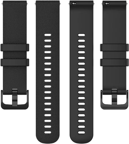 Vista 2 de 22mm Watch Band Compatible with Garmin vivoactive 4/Venu 2,Sport Strap Silicone Replacement Band for Polar Vantage M