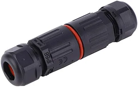Vista 9 de 10 unids IP68 impermeable conector 3pin extensión al aire libre enchufe enchufe cable cable de alambre para coche camión barco interior/exterior