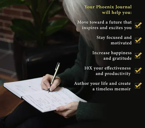 Vista 9 de The Phoenix Journal - El mejor planificador diario de objetivos, organizador y calendario para establecer objetivos, gratitud, felicidad