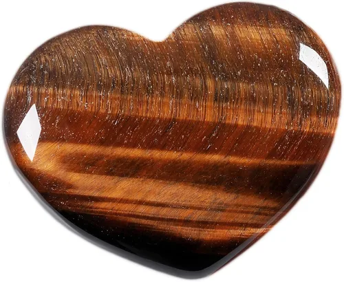 Vista 11 de MAIBAOTA 45 mm Cristal Corazón de Roca Piedra Grande Cristales de Sanación Regalos para Mujeres Piedra Natural Reiki Gema Pulida Rocas