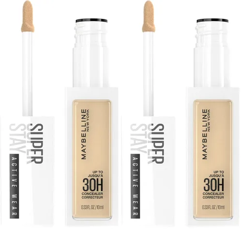 Vista 11 de Maybelline Super Stay - Maquillaje corrector líquido, corrector de cobertura completa, hasta 30 horas de duración, resistente a la transferencia, SS