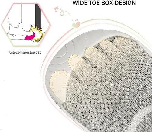 Vista 6 de Baby Shoes Sneakers Walking Shoes Slippers for Baby Boy Baby Girl Infant Toddler Wide Toe Box Slip On Non-Slip First Walker Shoe