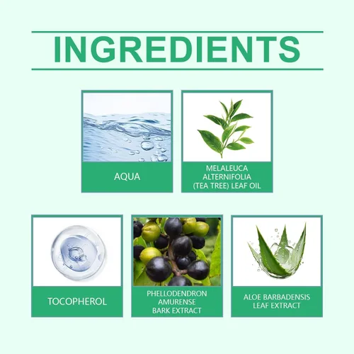 Vista 4 de Aerosol desinfectante de pies con aceite de árbol de té, aerosoles desinfectantes transparentes para pies, aceite de árbol de té, frescura de pies