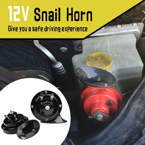 Vista 6 de 2 bocinas de tren súper fuertes de 300 dB, kit de repuesto de bocinas dobles de aire impermeables de 12 V, accesorios automotrices, kit de bocina