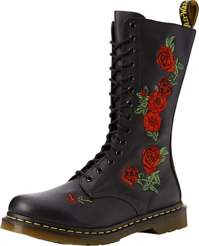 Vista 13 de Dr. Martens, Botas industriales ligeras para mujer Maple Zip con puntera de acero Negro