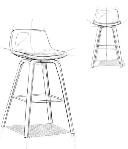 Vista 11 de SIMPLIHOME Randolph Taburetes de mostrador (juego de 2) – asientos de cocina tapizados de madera curvada de 28 pulgadas de altura de asiento