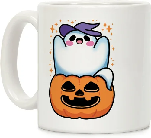 Vista 91 de LookHUMAN Tazas de Halloween Taza de café de Halloween - Tazas de café para decoración ideales para amantes y entusiastas de la decoración - Taza