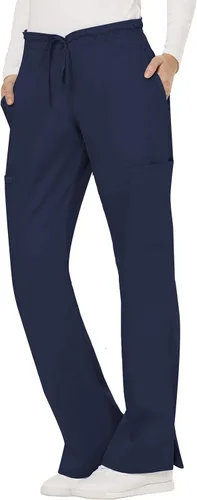 Vista 4 de Workwear Revolution WW120 Pantalones quirúrgicos suaves, elásticos y con cordón para mujer