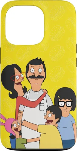 Vista 10 de Funda para iPhone 12 Pro Max Bob Burgers Bob Linda Gene Tina Louise Family Hug