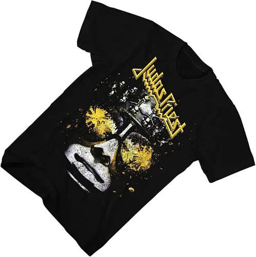 Vista 4 de Judas Priest - Camiseta clásica de rock para hombre