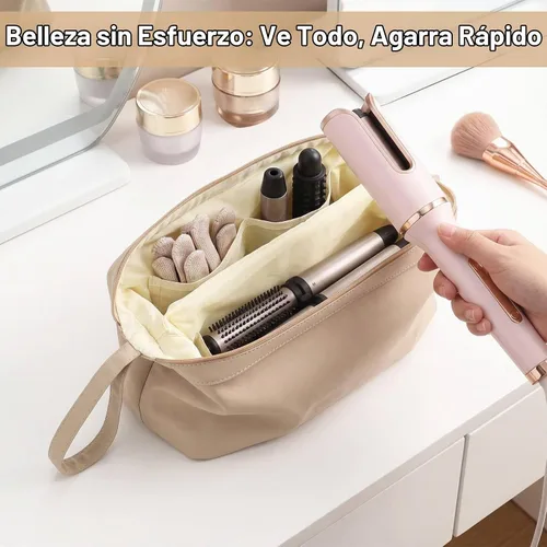 Vista 28 de Bolsa de viaje para herramientas para el cabello, compatible con Dyson Shark Flexstyle portátil, funda para secador de pelo, alisadores, rizadores